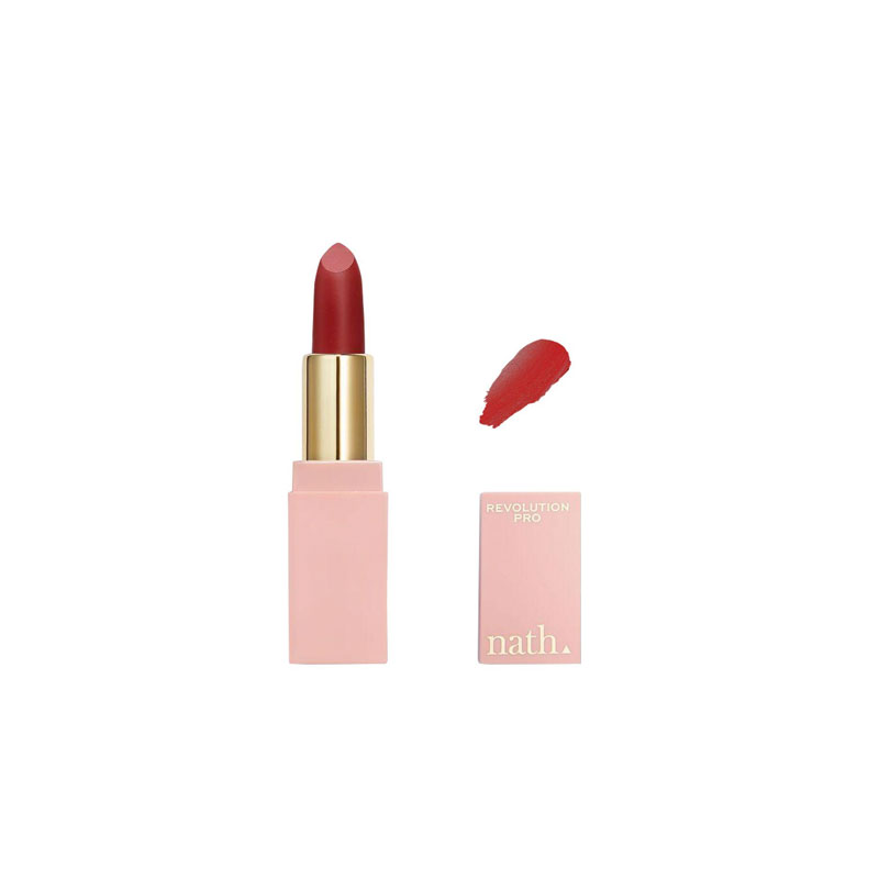 Makeup Revolution Pro Nath Matte Lipstick 3.2g - Cherry