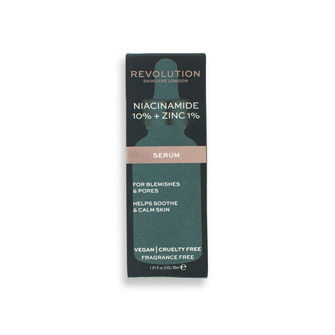 Revolution Skincare 10% Niacinamide + 1% Zinc Blemish & Pore Refining Serum 30ml