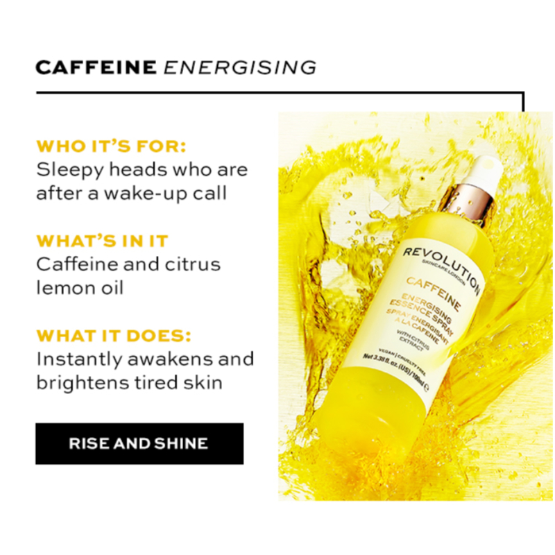 Revolution Skincare Caffeine Energising Essence Spray 100ml