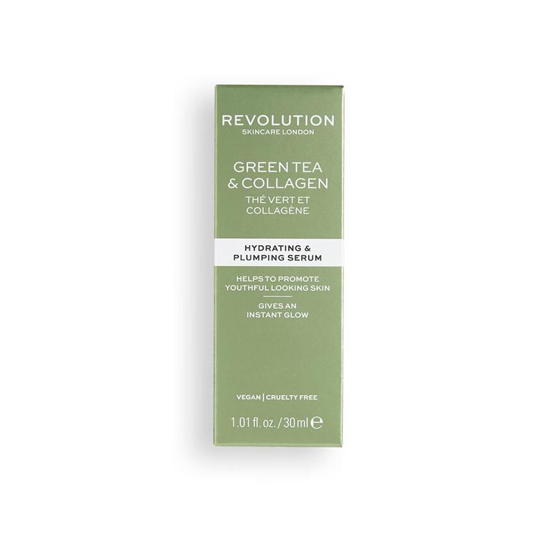 Revolution Skincare Green Tea & Collagen Hydrating & Plumping Serum 30ml