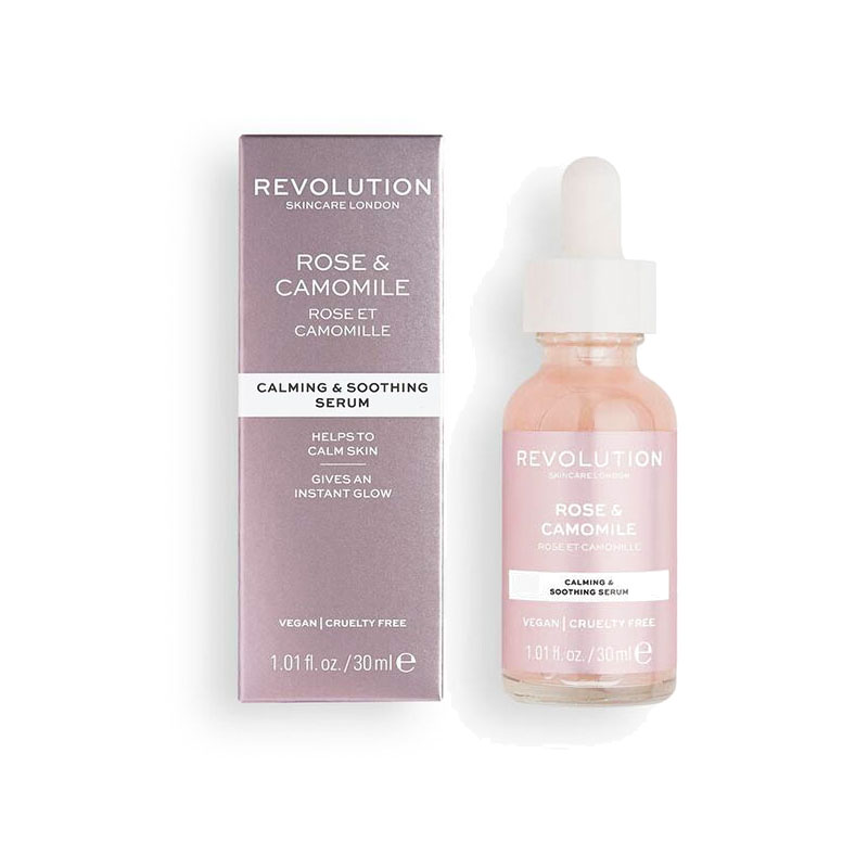 Revolution Skincare Rose & Camomile Calming & Soothing Serum 30ml