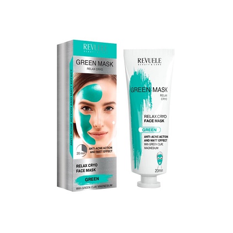 Revuele Beauty & Care Cryo Effect Green Face Mask 80ml