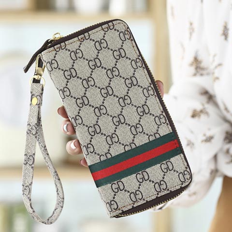 Ribbon Zipper Large Capacity Wallet