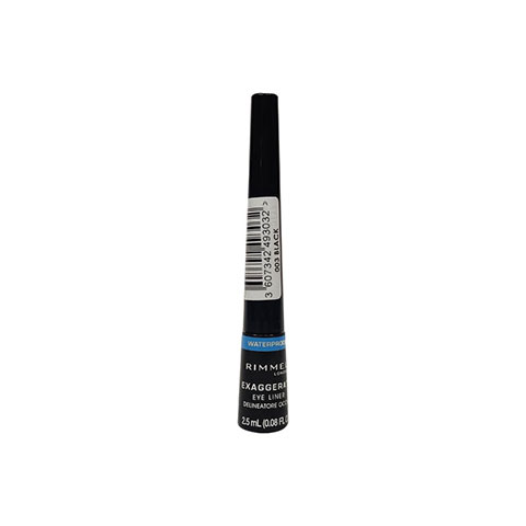 Rimmel London Exaggerate Waterproof Liquid Eyeliner - 003 Black