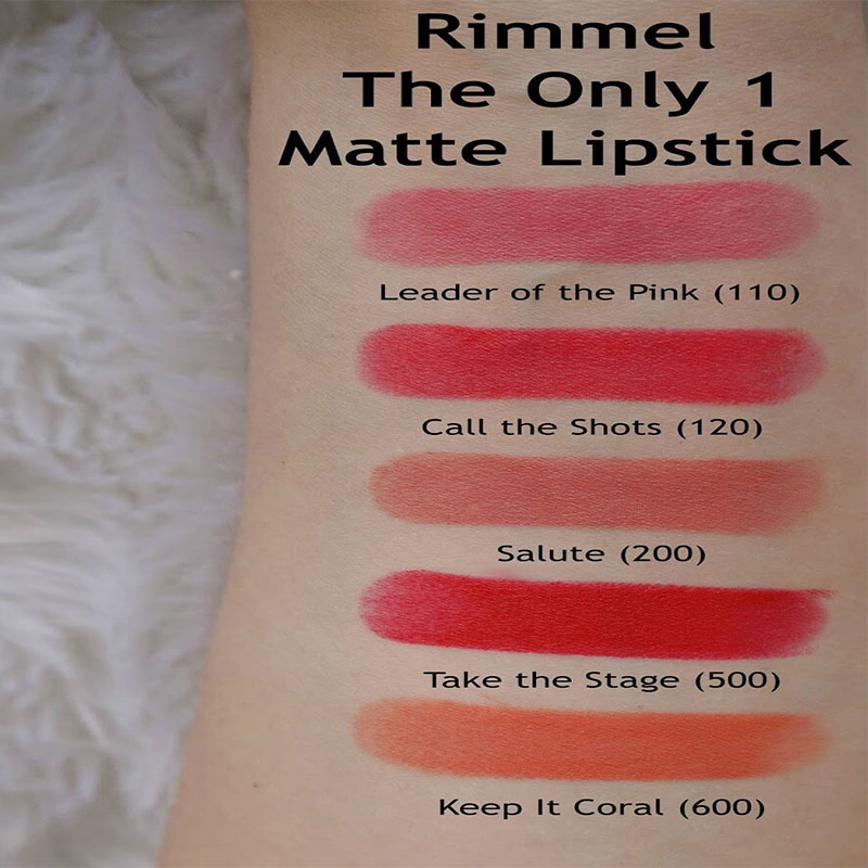 Rimmel The Only 1 Matte Lipstick - 600 Keep it Coral