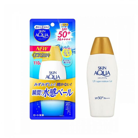 Rohto Skin Aqua UV Super Moisture Gel 110g - SPF 50+ PA++++