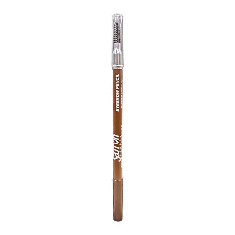 Saffron Eyebrow Pencil with Brush - Dark Brown