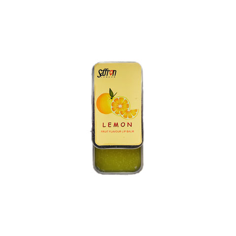 Saffron Fruit Flavour Lip Balm - Lemon