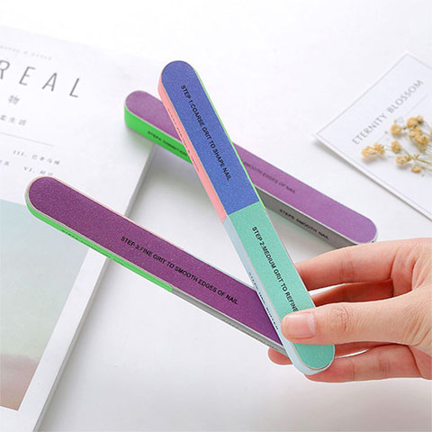Sand Strip Six Sided Polishing Nail File