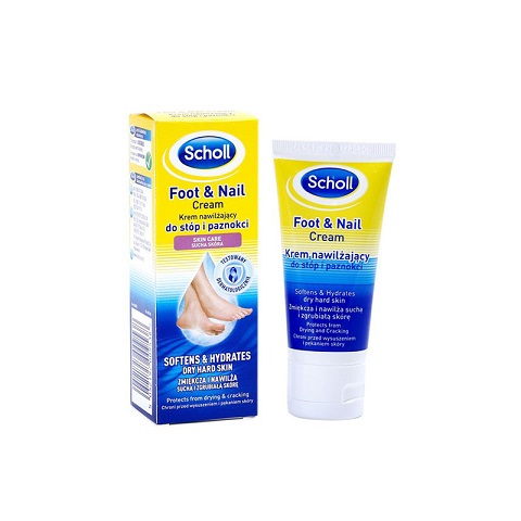 Scholl Foot & Nail Cream For Dry Hard Skin 60ml
