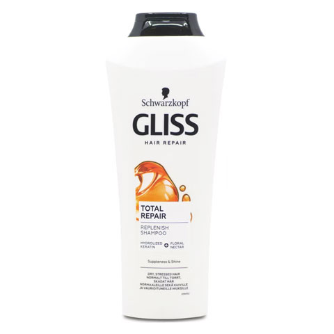 Schwarzkopf Gliss Total Repair Replenish Shampoo 400ml