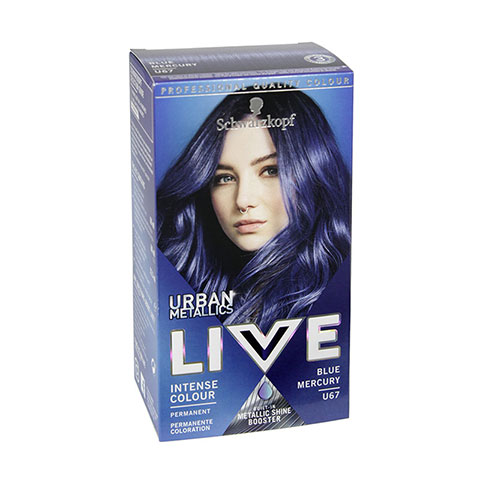 Schwarzkopf Live Urban Metallics Intense Hair Colour - U67 Blue Mercury