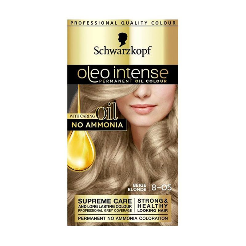 Schwarzkopf Oleo Intense Permanent Hair Colour - Beige Blonde 8-05