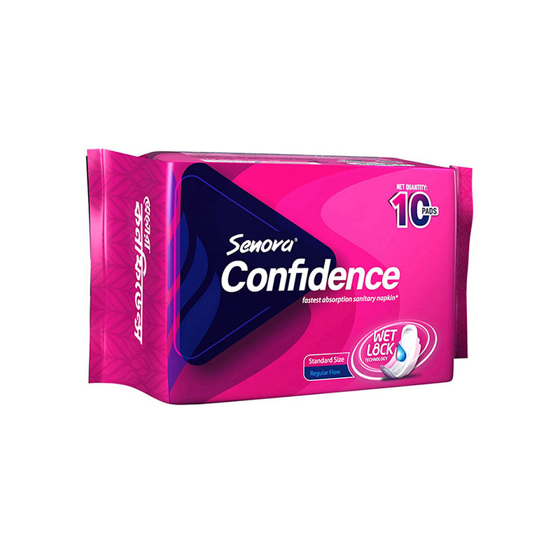 Senora Confidence Standard Size Sanitary Napkin Pad - 10 pcs