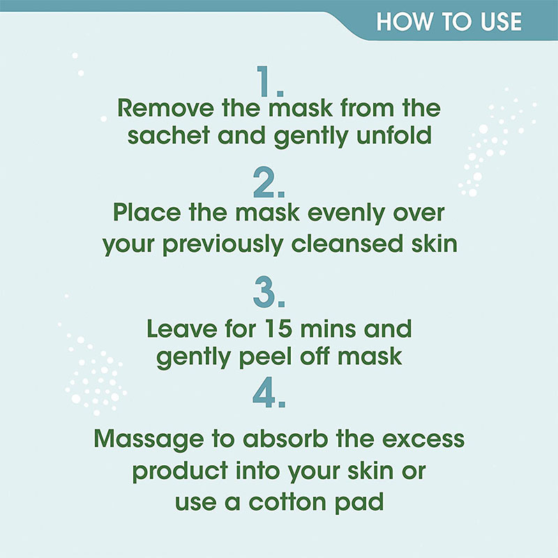 Simple Daily Skin Detox Charcoal Purifying Sheet Mask 21ml