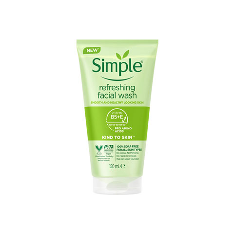 Simple Kind To Skin Refreshing Facial Wash 150ml