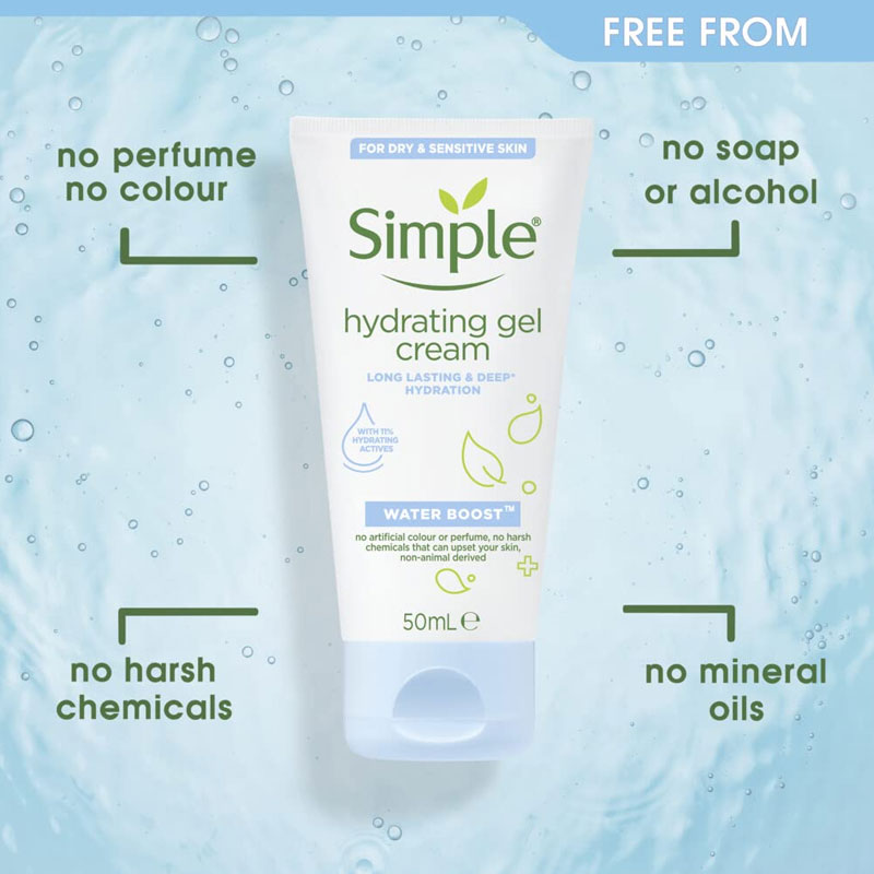 Simple Water Boost Hydrating Gel Cream 50ml