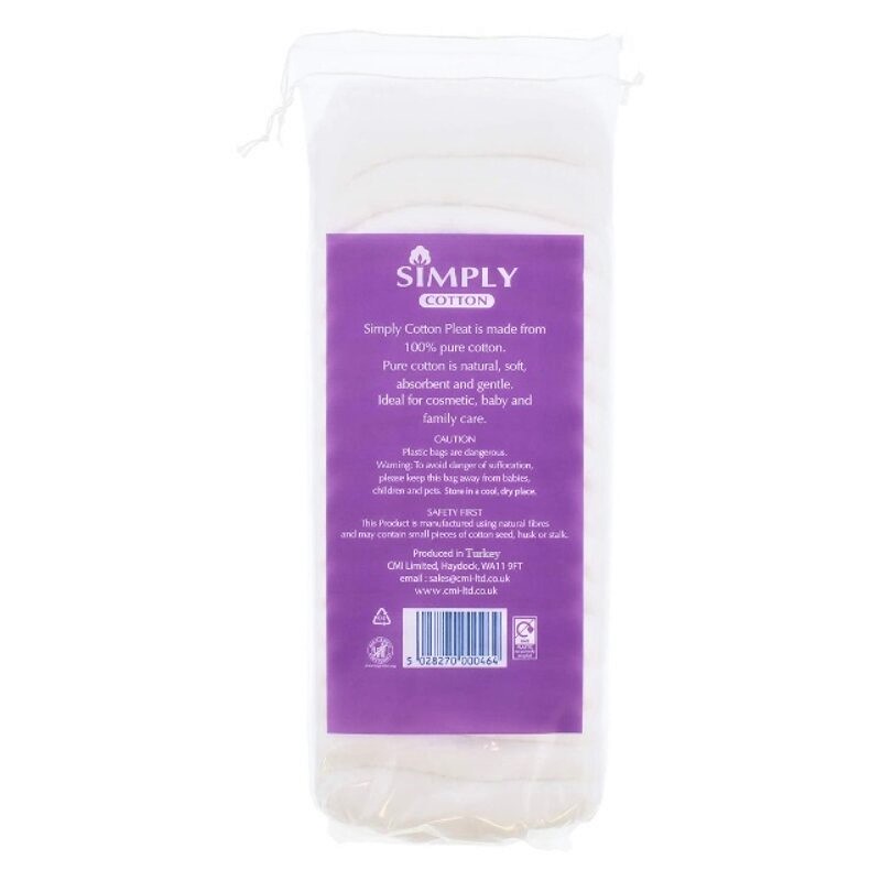 Simply Cotton Naturally Soft Cotton Wool Pleat 100g