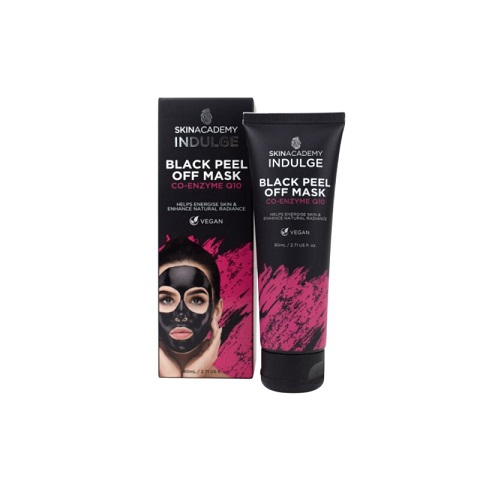 Skin Academy Indulge Black Peel Off Mask Co-Enzyme Q10 80ml
