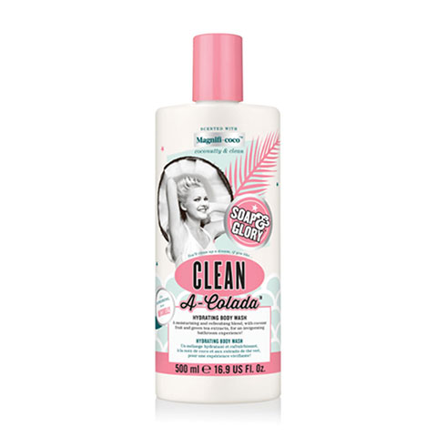 Soap & Glory Clean A-Colada Hydrating Body Wash 500ml