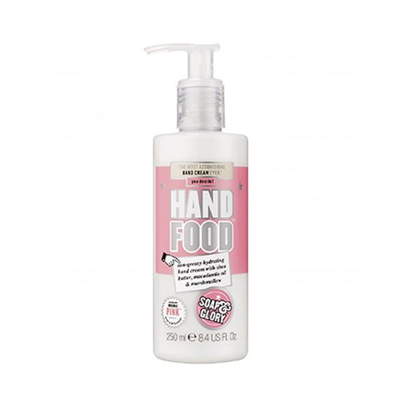 Soap & Glory Hand Food Non-Greasy Hydrating Hand Cream Pump 250ml