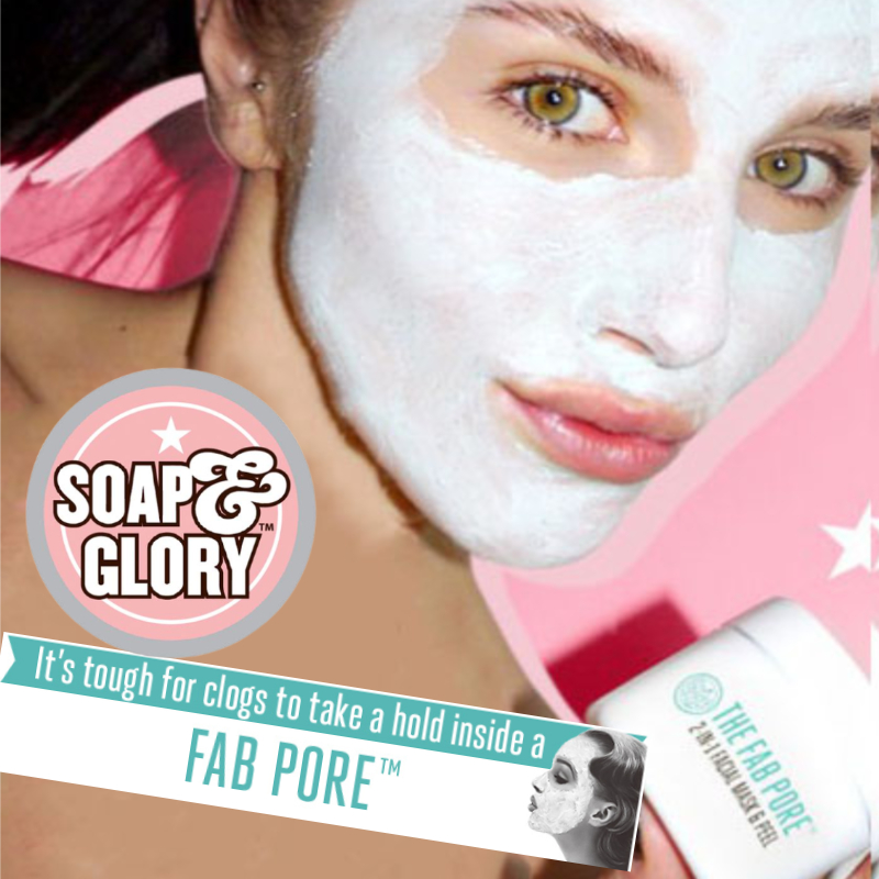 Soap & Glory The Fab Pore 2-in-1 Pore Purifying Mask & Peel 50ml