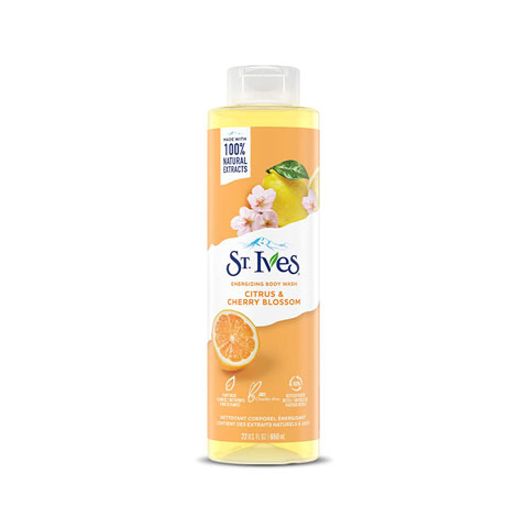 St. Ives Citrus & Cherry Blossom Energizing Body Wash 650ml