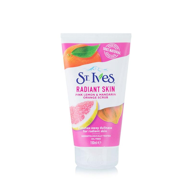 St Ives Radiant Skin Pink Lemon & Mandarin Orange Scrub 150ml