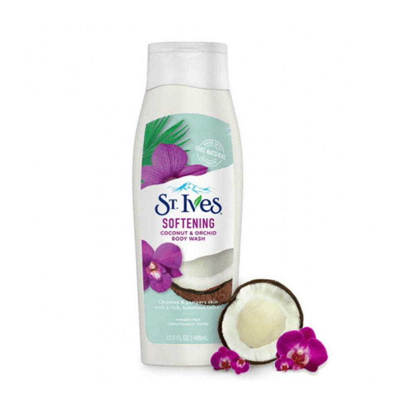 St. Ives Softening Coconut & Orchid Body Wash 400ml