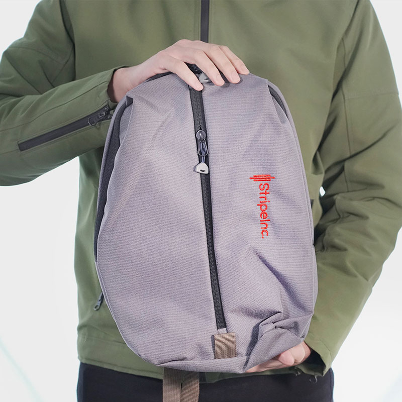 Stripelnc Mini Travel Backpack - Gray (40404)