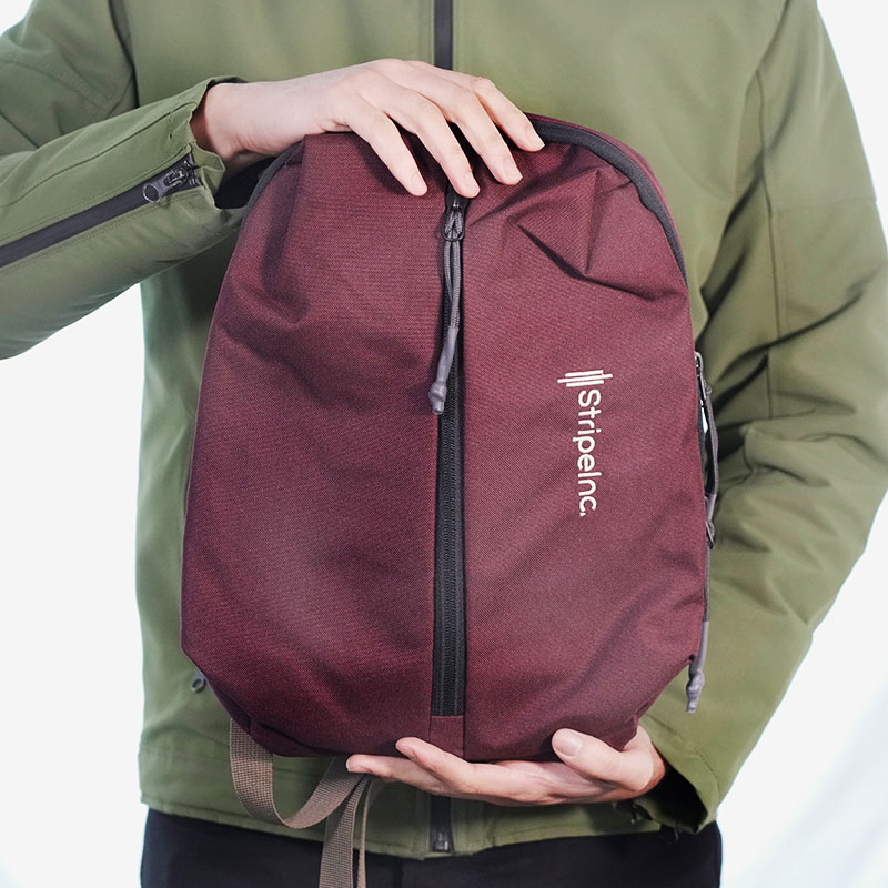 Stripelnc Mini Travel Backpack - Magenta (30303)