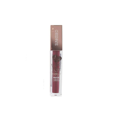 Sunkissed Velvet Kiss XoXo Matte Liquid Lipstick 5ml - Pretty Plum