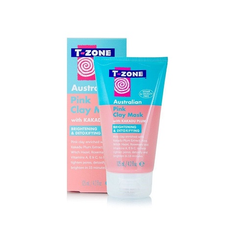 T-Zone Australian Pink Clay Mask With Kakadu Plum 125ml