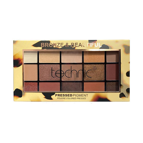 Technic 15 Eyeshadows Palette - Bronze & Beautiful