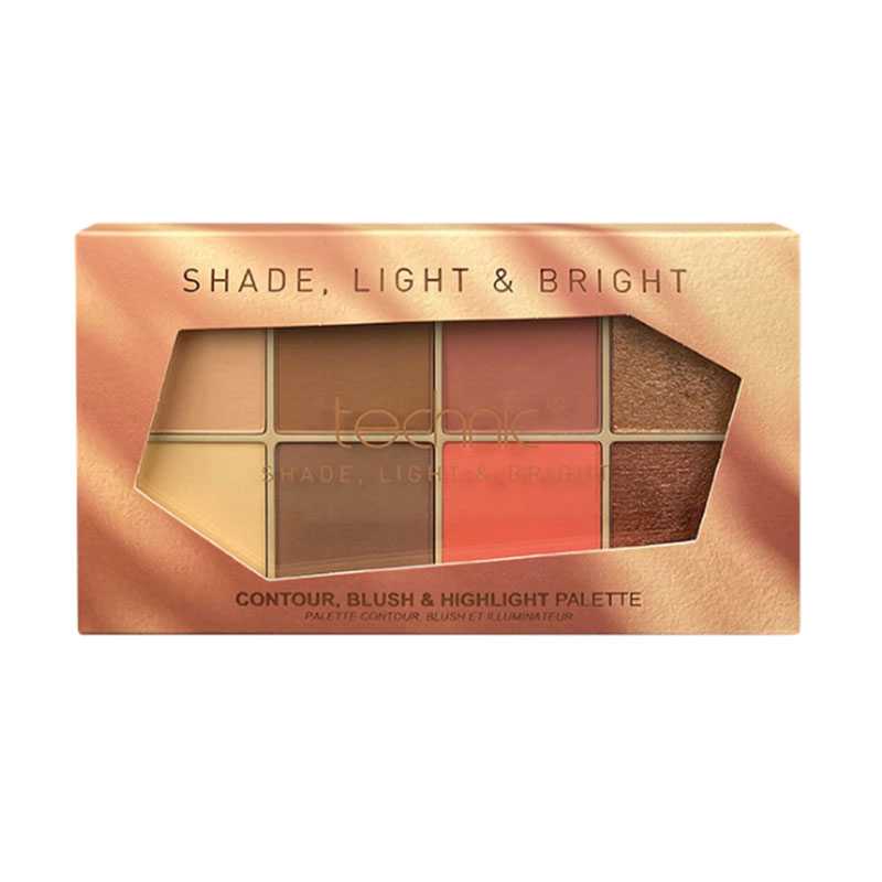 Technic Contour, Blush & Highlight Palette - Shade, Light & Bright