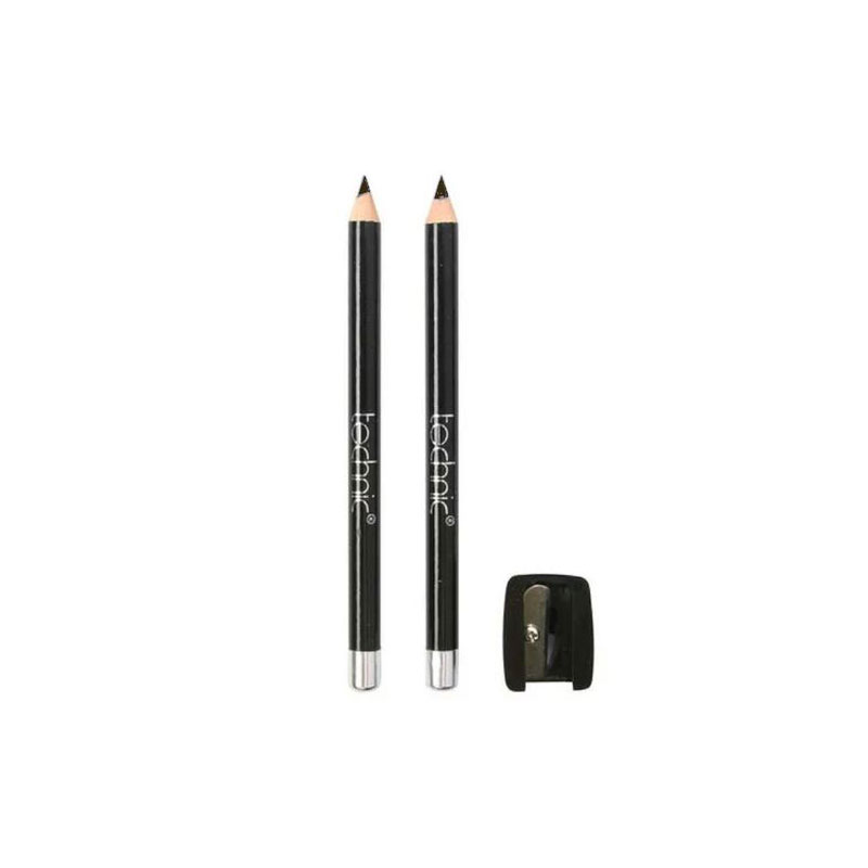 Technic Eyeliner Duo + Pencil Sharpener 2.4g - Brown