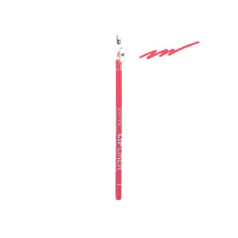 Technic Lip Liner Pencil With Sharpener - Coral