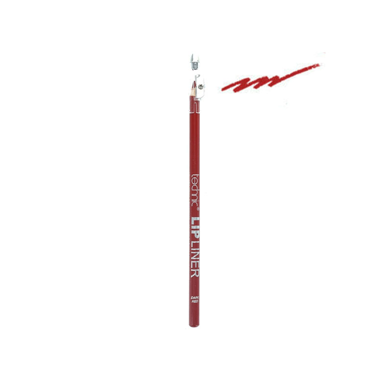 Technic Lip Liner Pencil With Sharpener - Dark Red