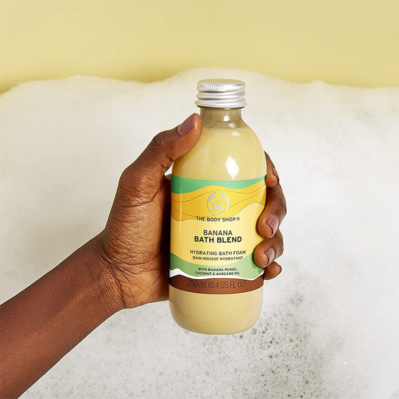 The Body Shop Banana Bath Blend Hydrating Bath Foam 250ml