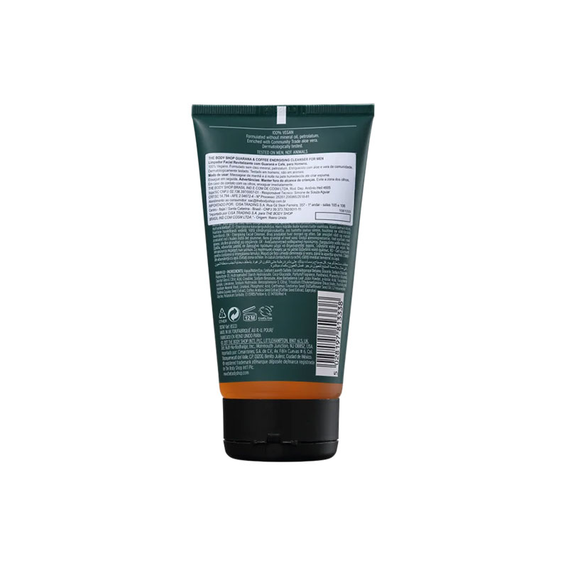 The Body Shop Guarana & Coffee Energising Cleanser For Men 150ml