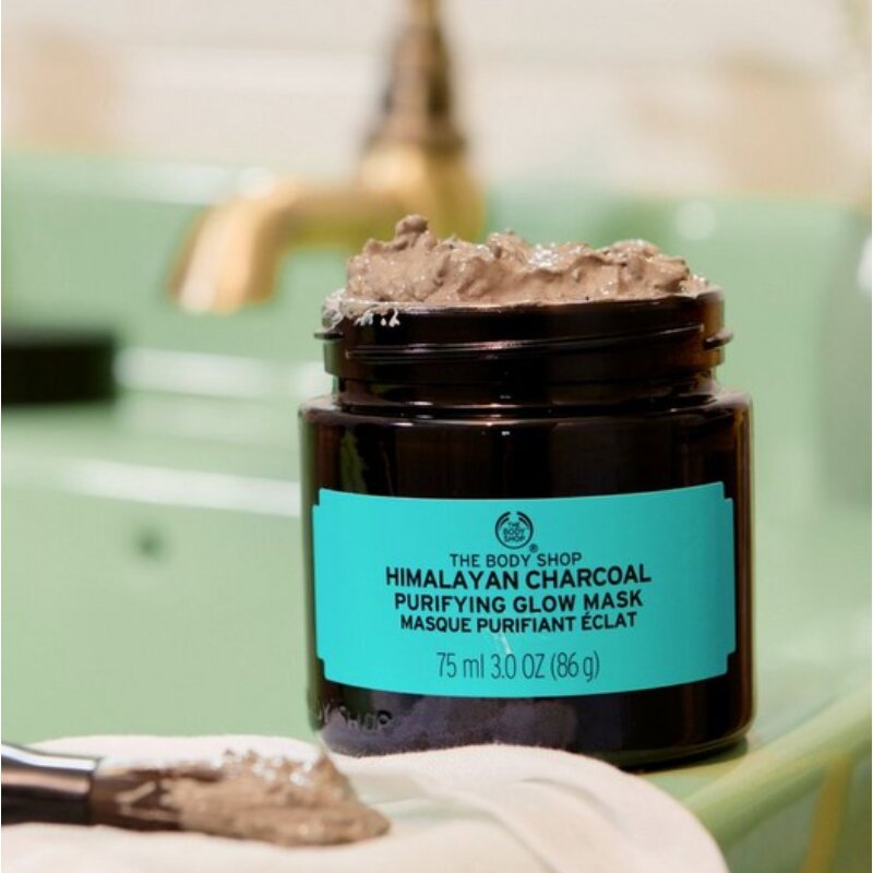 The Body Shop Himalayan Charcoal Purifying Glow Mask 75ml The Mallbd 5519