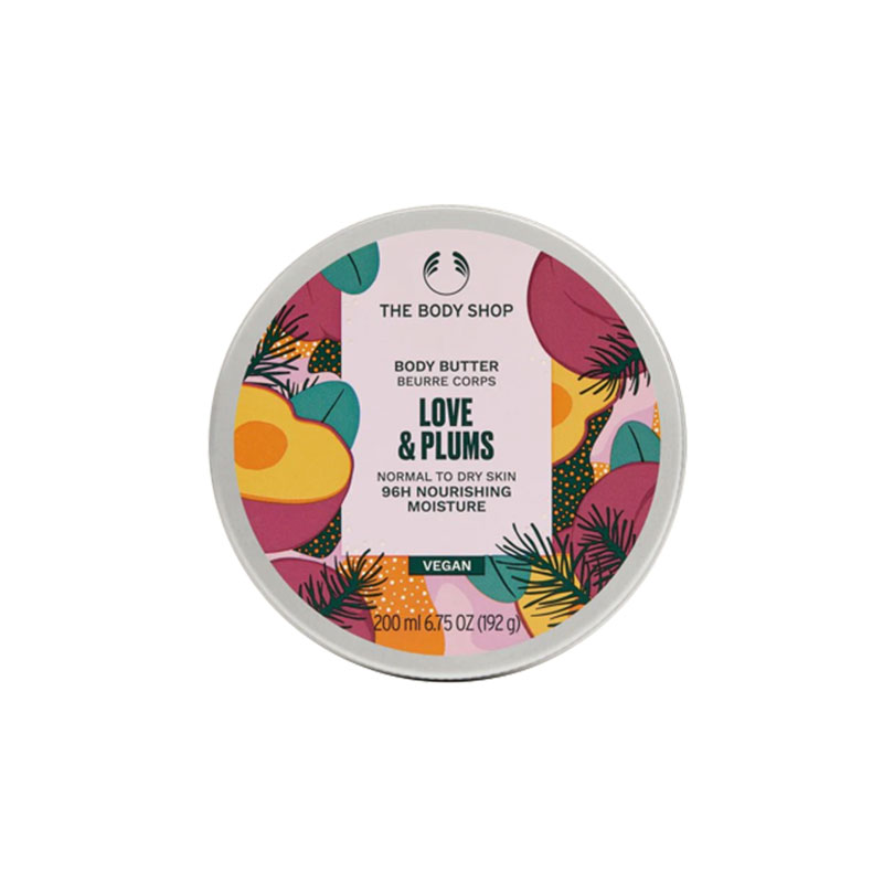 The Body Shop Love & Plums Body Butter For Normal To Dry Skin 200ml