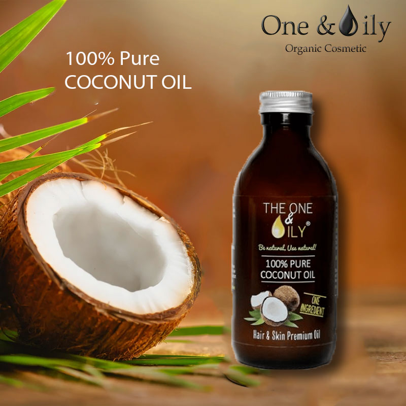 The One & Oily 100% Pure Coconut Oil For Hair & Skin 200ml