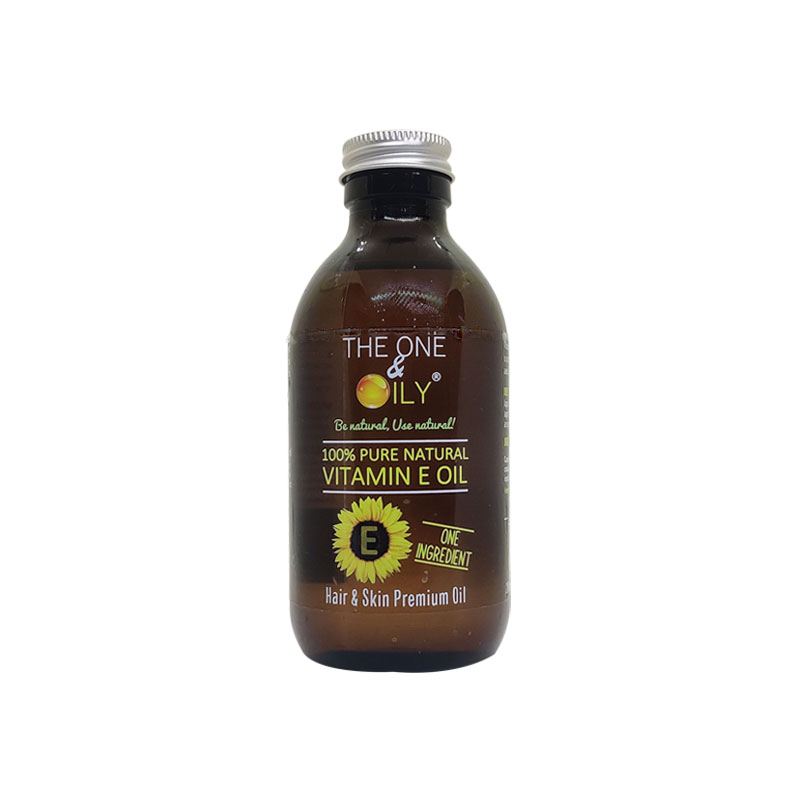 The One & Oily 100% Pure Natural Vitamin E Oil For Hair & Skin 200ml