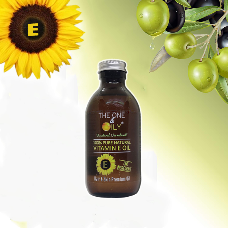 The One & Oily 100% Pure Natural Vitamin E Oil For Hair & Skin 200ml