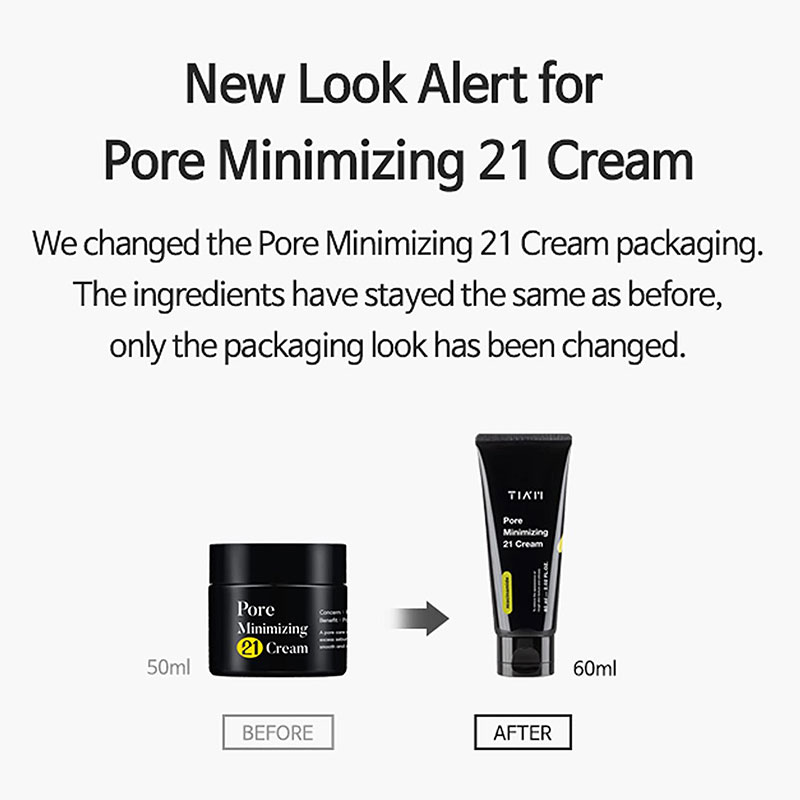 Tia'm Pore Minimizing 21 Cream 60ml