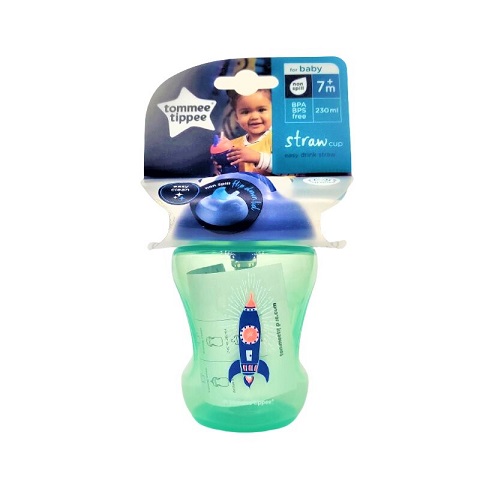 Tommee Tippee Baby Straw Cup 7m+ 230ml - Green (0157)