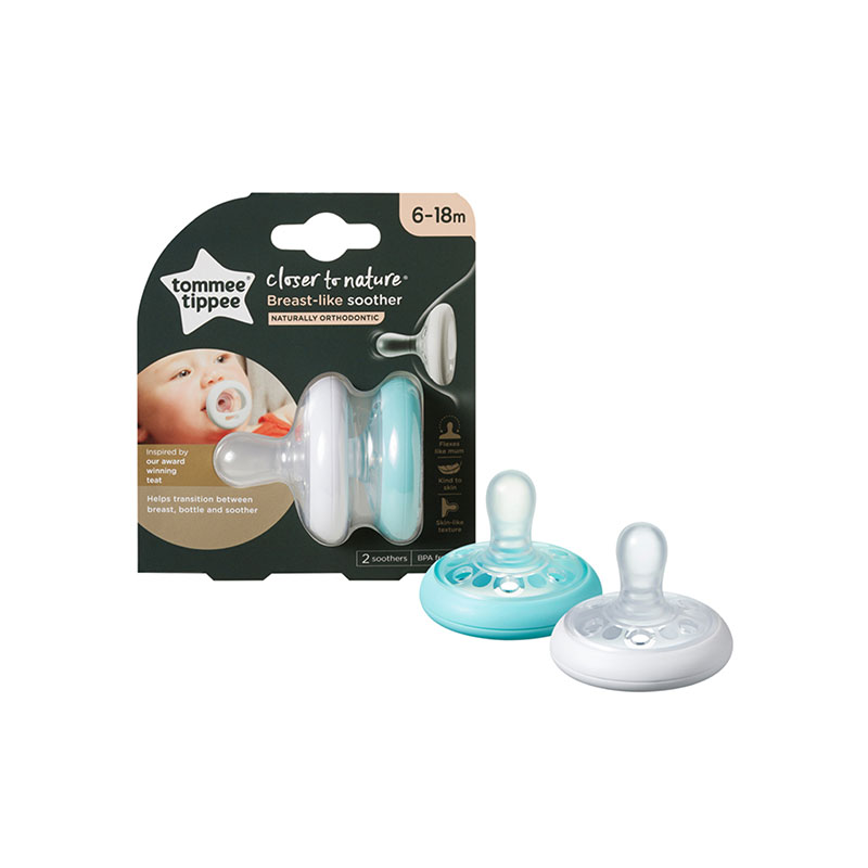 Tommee Tippee Closer To Nature Breast - Like Soother 6-18m (34305)