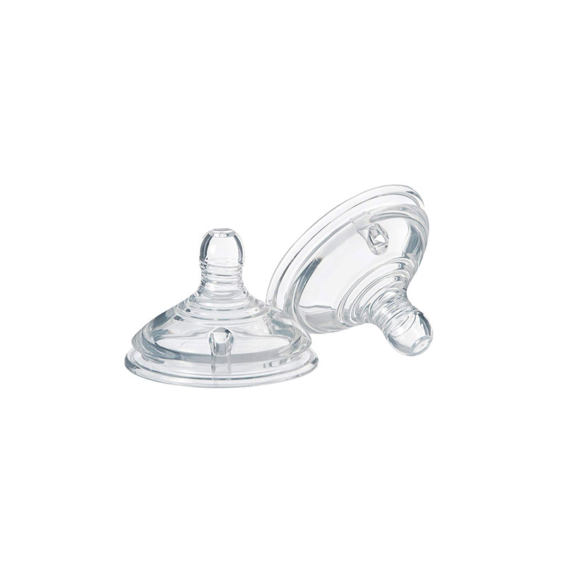 Tommee Tippee Closer To Nature Slow Flow Teats 0m+ - 2Pk (1209)