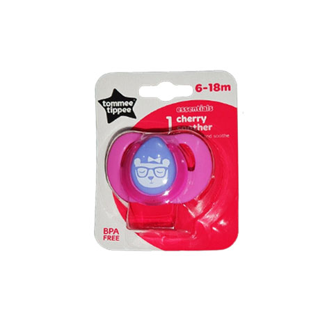 Tommee Tippee Essentials Cherry Soother For 6-18m - Pink